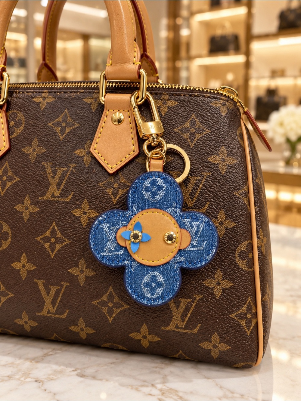 Denim charm